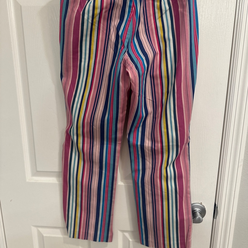 Colorful Striped Capris - Picture 2 of 3